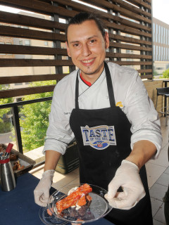 Tailgate Throwdown at Houston Texans Grille July 2013 Chef German Mosquera