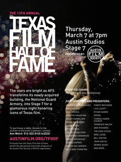 Austin Photo Set: Events_TX Film Hall of Fame_Austin Studios_Feb 2013