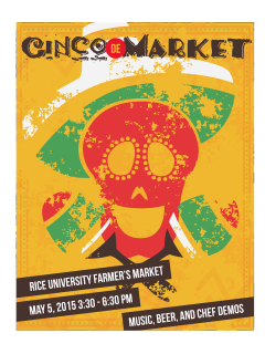 Rice University Farmers Market's "Cinco De Market"