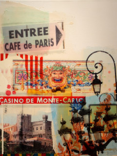 painting "Monte Carlo" by Formula 1 artist Mark Dickens