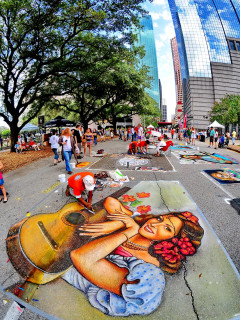Via Colori Street Painting Festival Event Culturemap Houston