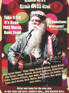 poster for Grateful Dave's Miracle on 34th Street