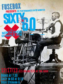 poster for Fusebox Festival presents 60 in Sixty with Doug Strahan and the Good Neighbors