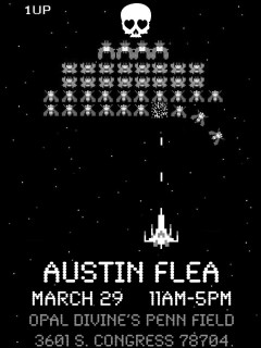 poster for March 2014 Austin Flea