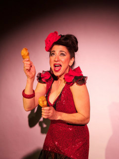Esther's Follies performer Cynthia Wood