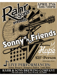 Rahr & Sons Brewing Company presents Sonny & Friends