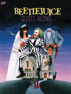 poster for the Action Pack Beetlejuice quote along