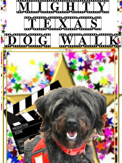 poster for 16th annual Mighty Texas Dog Walk