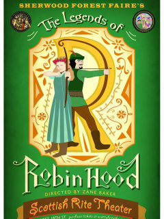 poster The Legends of Robin Hood at Scottish Rite Theater