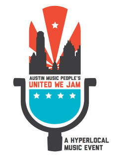 poster for Austin Music People AMP United We Jam