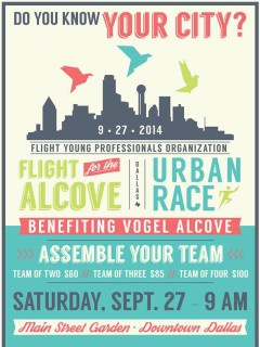 Flight for the Alcove Urban Race