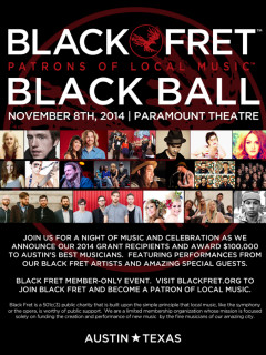 Black Fret Inaugural Black Ball November 2014