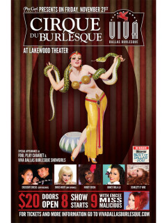 Viva Dallas Burlesque presents Cirque du Burlesque