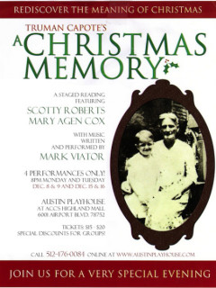 Austin Playhouse - A Christmas Memory poster - December 2014