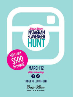 Deep Ellum Instagram Scavenger Hunt