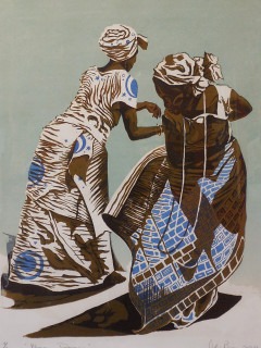 Redbud Gallery opening reception: Maame by John Biggers