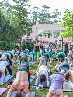Yoga in the Gardens at Rienzi