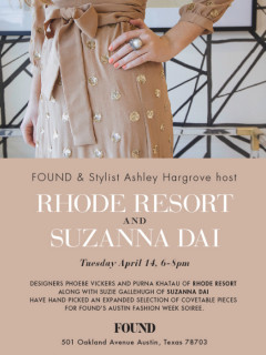 FOUND Austin_Austin Fashion Week soiree_trunk show_April 2015