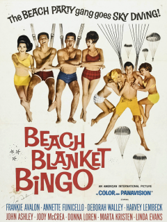 Beack Blanket Bingo movie Frankie Avalon 1965 poster CROPPED