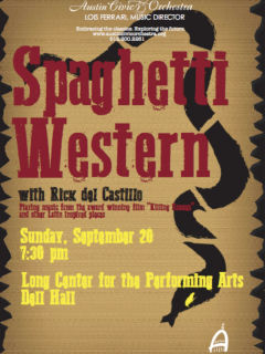 The Austin Civic Orchestra presents A Spaghetti Western Concert with Rick del Castillo