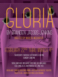 ACC Drama Department presents <i>Gloria</i>