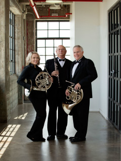 Elyssa Munden, Joe Freilich, and Dan Patterson from Fort Bend Symphony Orchestra