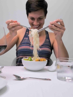 "The Dinner Party | Video Installation" opening day