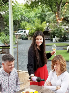 Champagne Tasting in the Garden