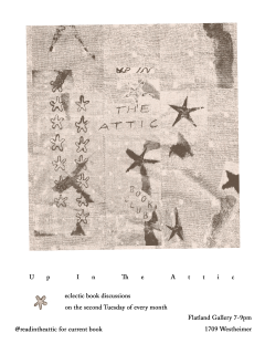 Up In The Attic Book Discussion: Trout Fishing in America