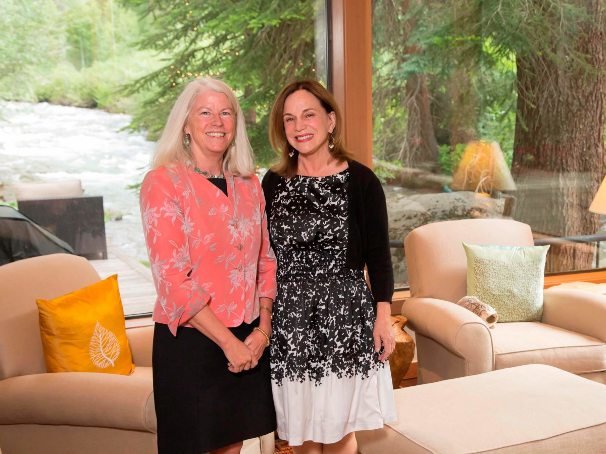 Houston PBS in Aspen, June 2016, Janet Clark, Renee Montague