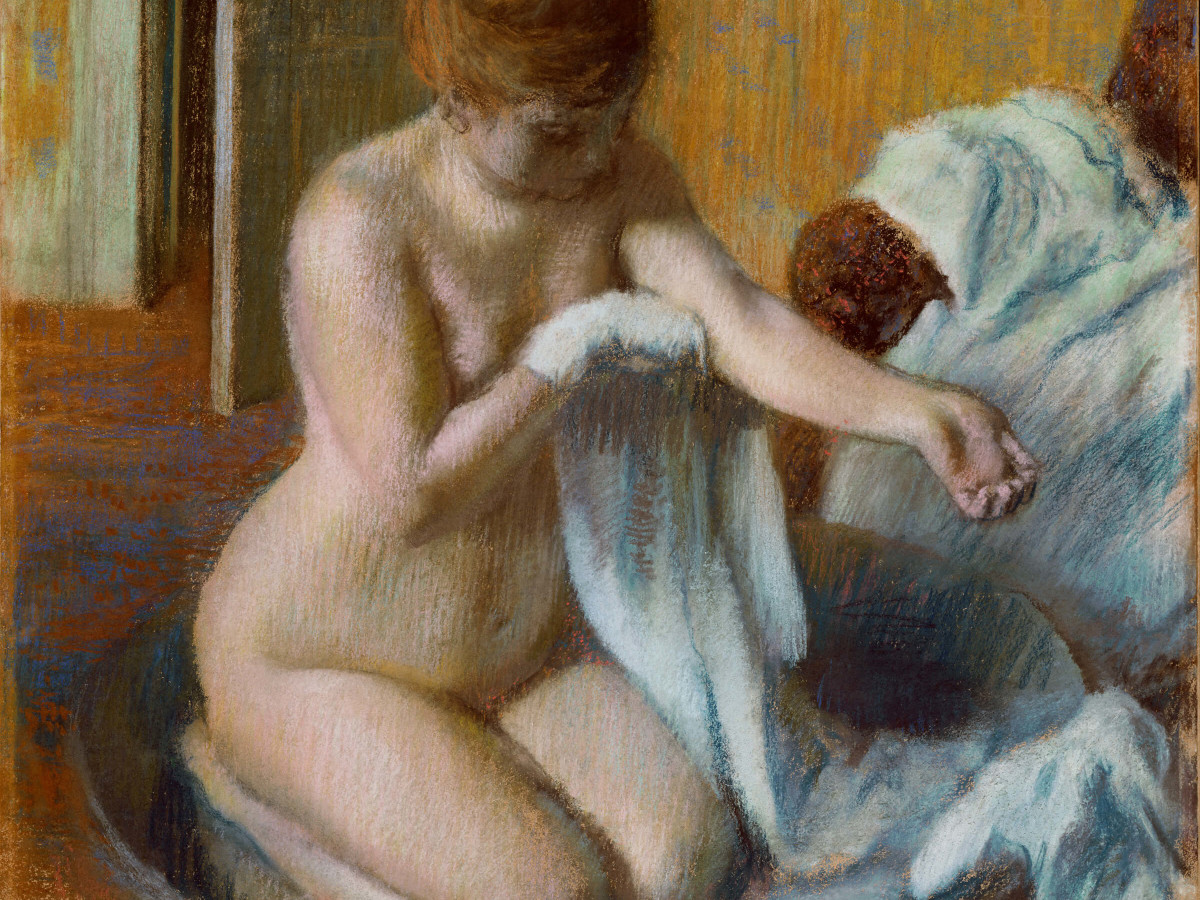 Edgar Degas, Woman in a Tub, c. 1883, pastel on paper, Tate, London, bequeathed by Mrs A. F. Kessler 1983