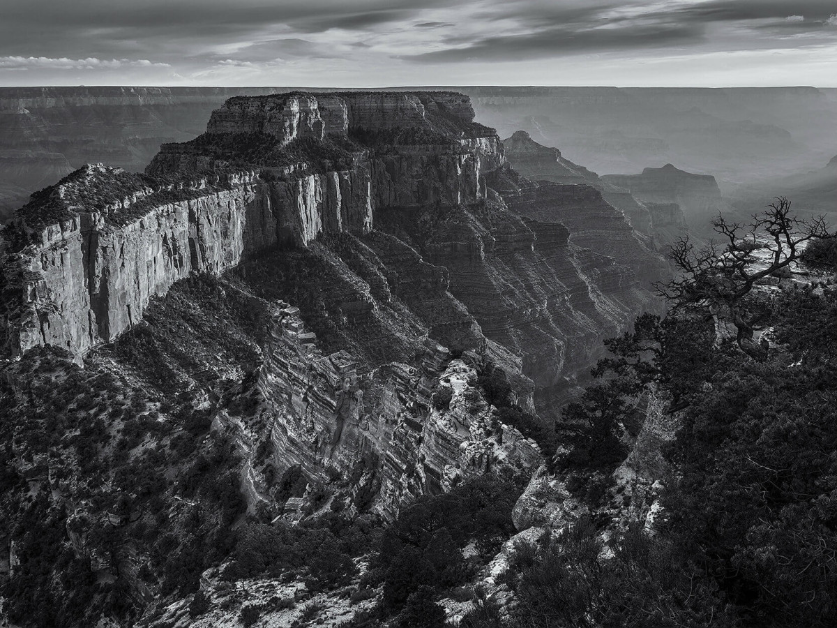 Mark Burns photo of Woton's Throne at north rim of Grand Canyon