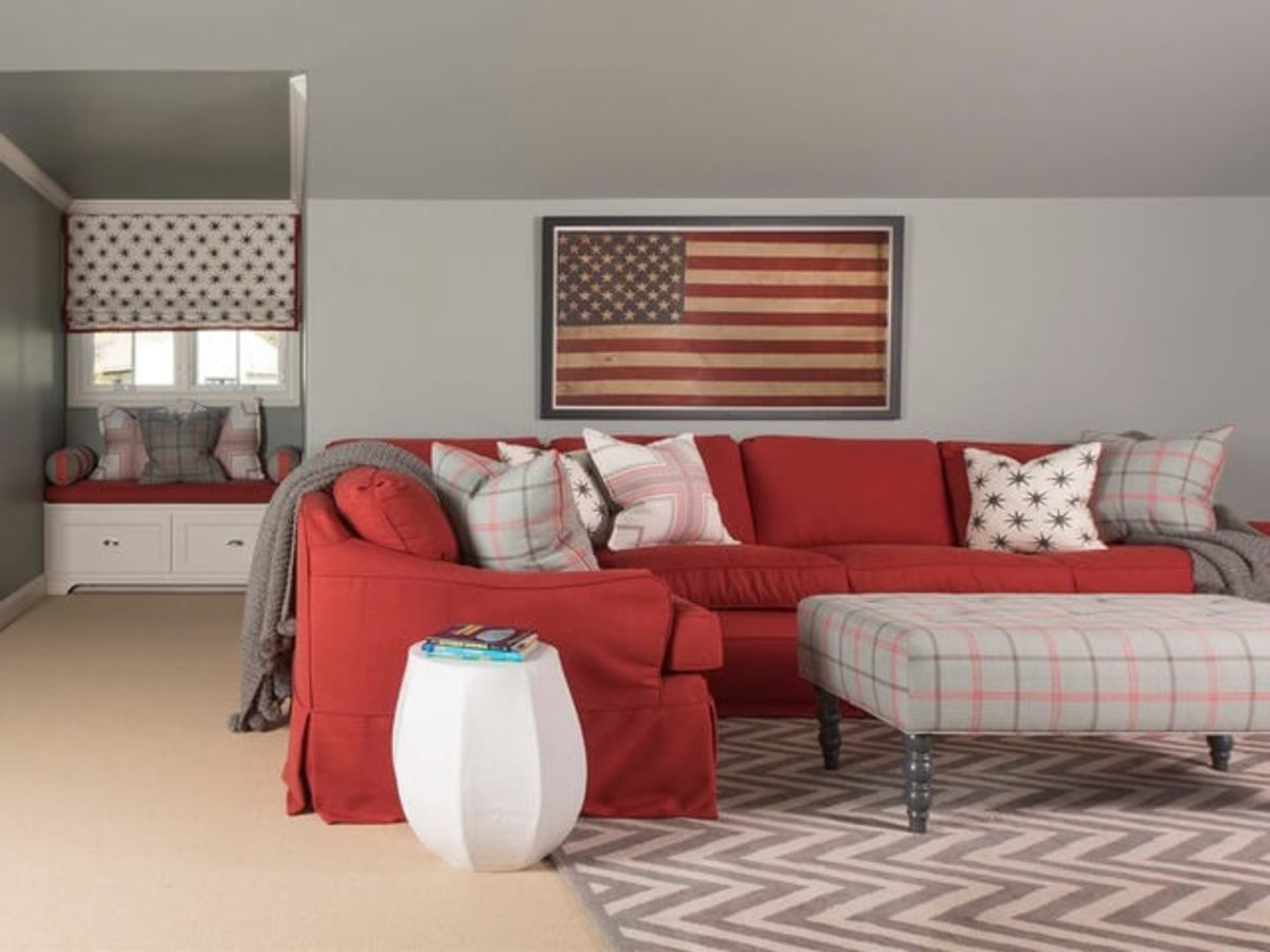 Houzz Dallas house home Alexander Drive stress-free style living room