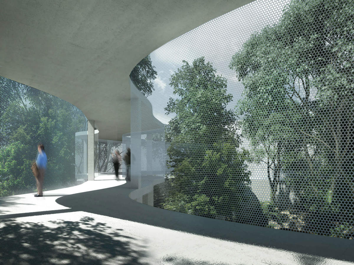 Fairmont Austin hotel Austin Convention Center Canopy Walk rendering