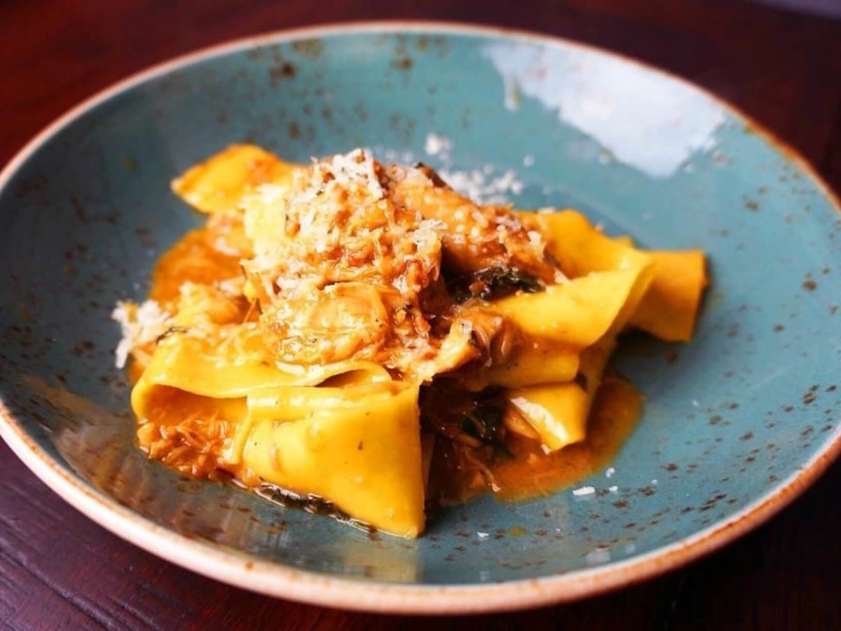 Rabbit pappardelle at Gemma in Dallas