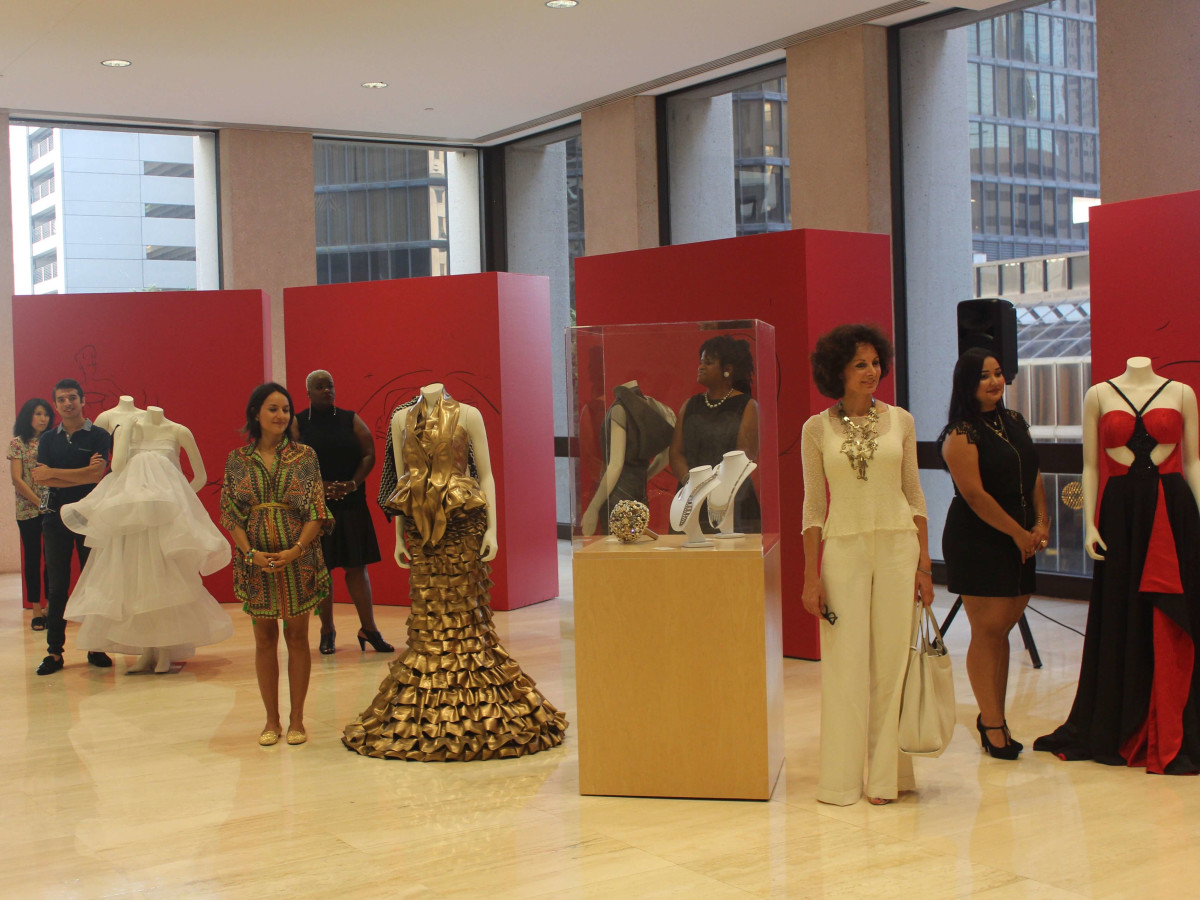 Fashion Fusion winners strut their stuff in downtown Houston exhibit
