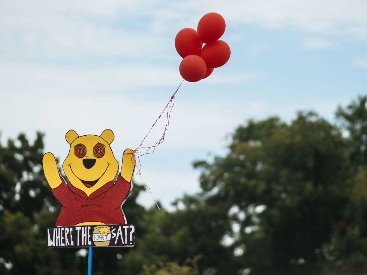 ACL Austin City Limits Music Festival 2016 flags Winnie the Pooh