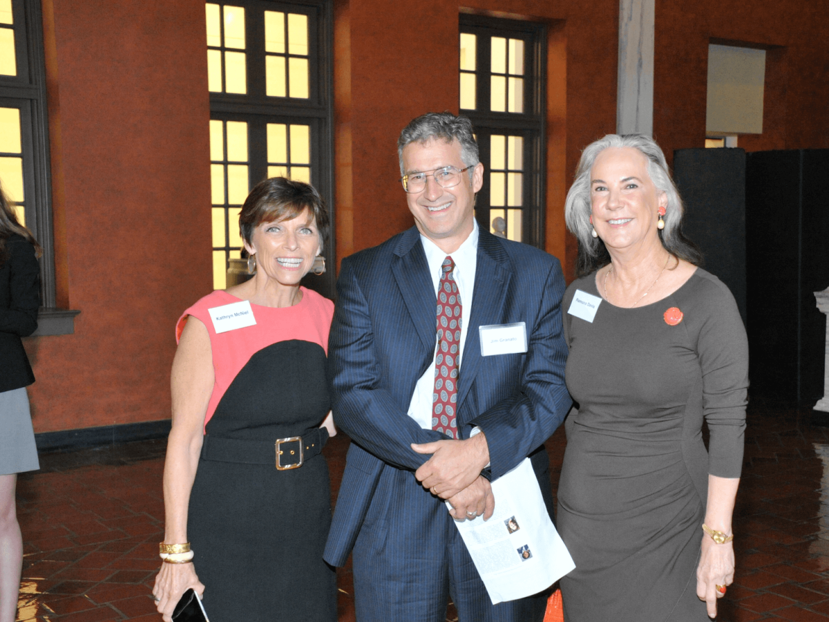 Kathryn McNiel, Jim Granato, Ramona Davis at Hobby Center for Public Policy lunch