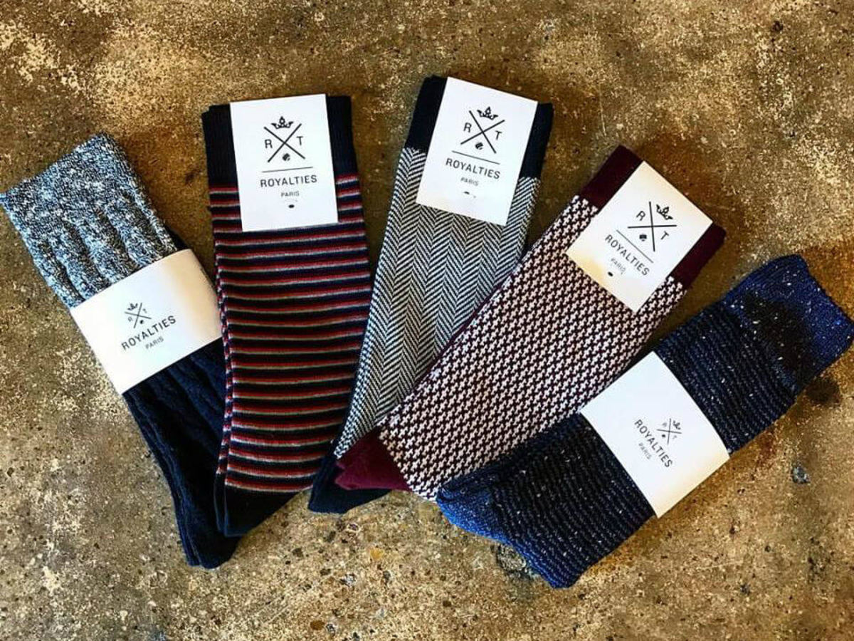 Royalties Paris socks, DLM Supply
