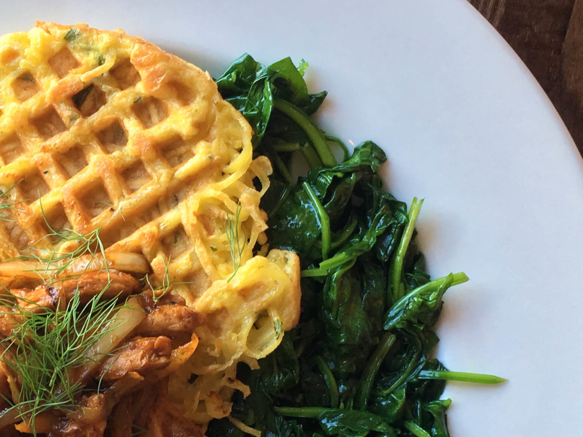 Citizen Eatery Austin parsnip waffle