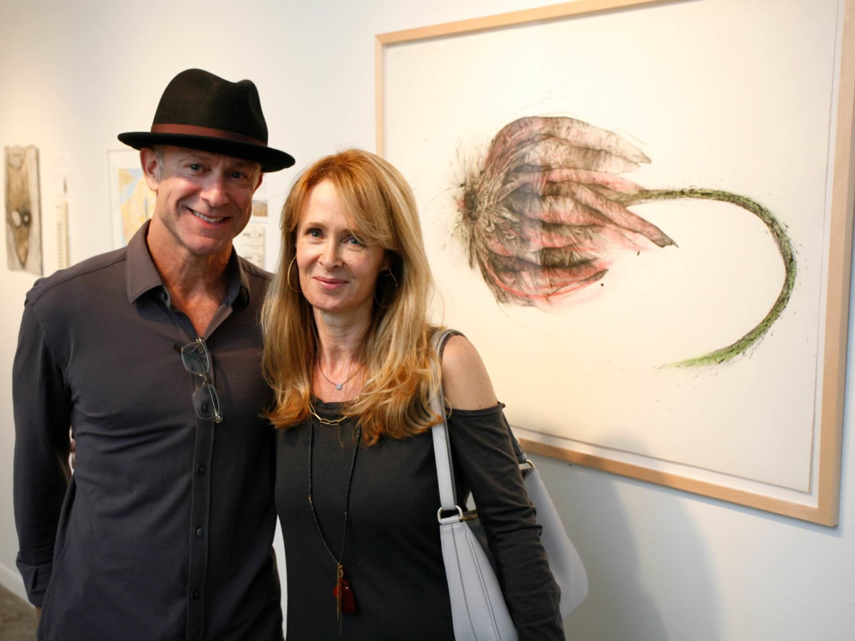 Scott Merrell and Michele Sturtevant at Art on the Avenue Preview Party