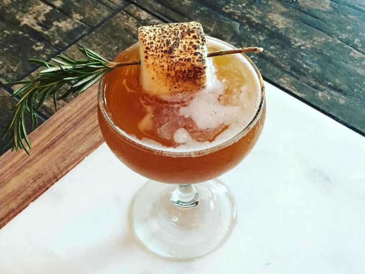 Jacoby's Restaurant and Mercantile fall 2016 cocktail Sweet and Toasty