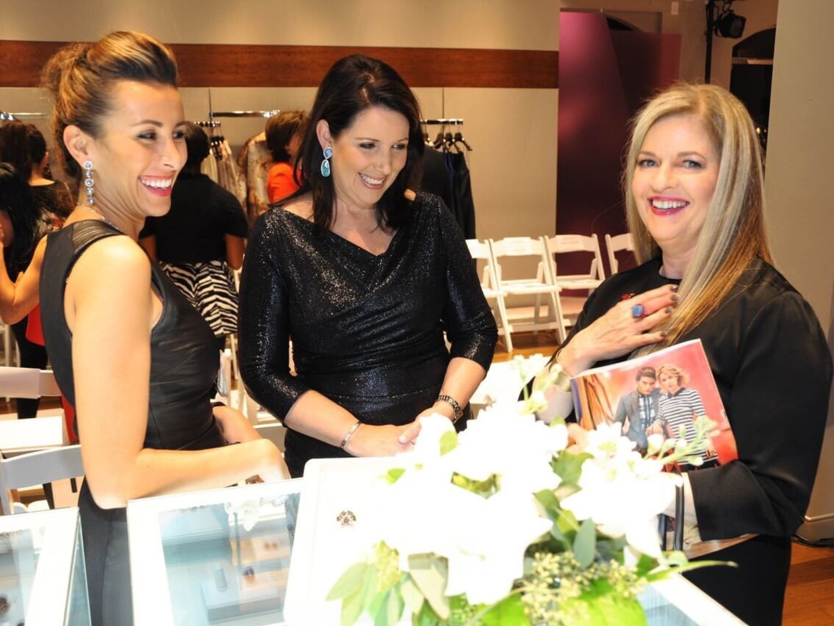American Heart Association Circle of Red at Elizabeth Anthony, Katherine Jetter, Julie Roberts, Jane Wagner