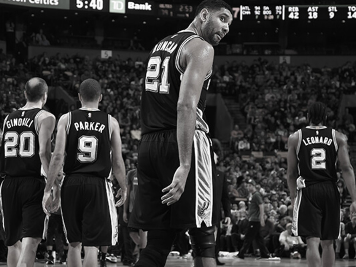 spurs retire duncan jersey