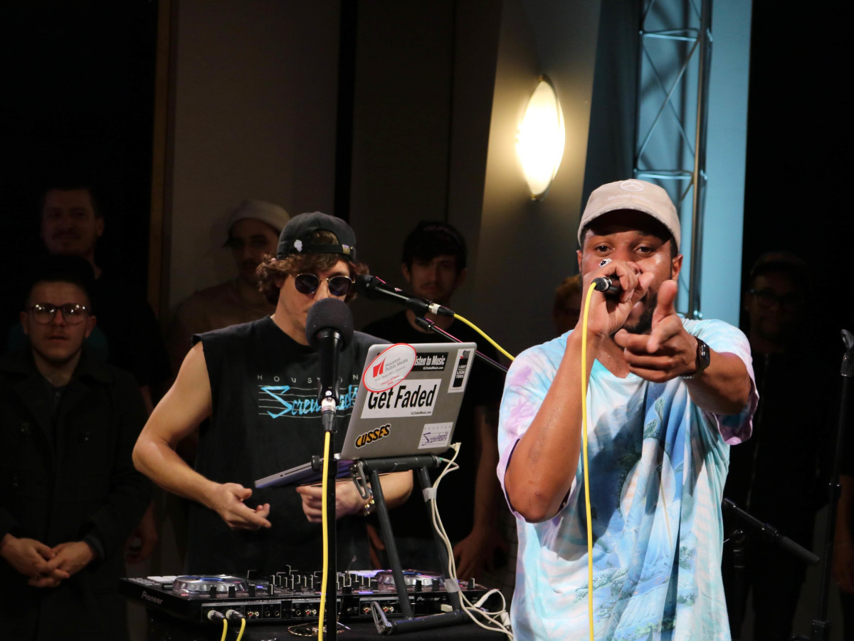 Fat Tony at Houston VuHaus launch concert