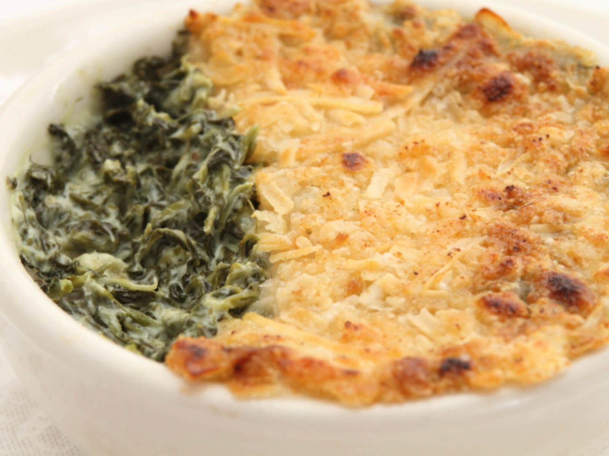 Bob's Steak creamed spinach