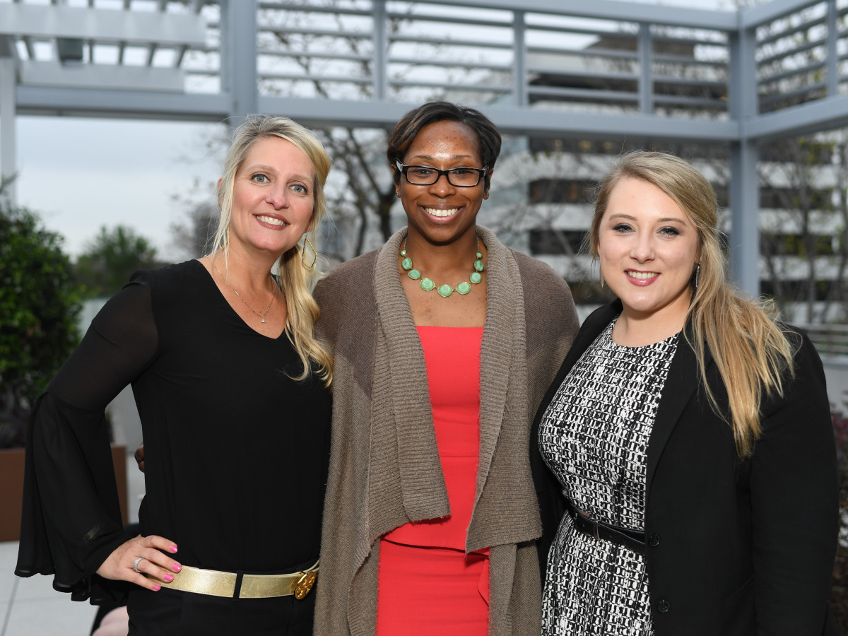 Courtney Diepraam, Teal Holden, Kate Willis at Dress For Success Models of Success