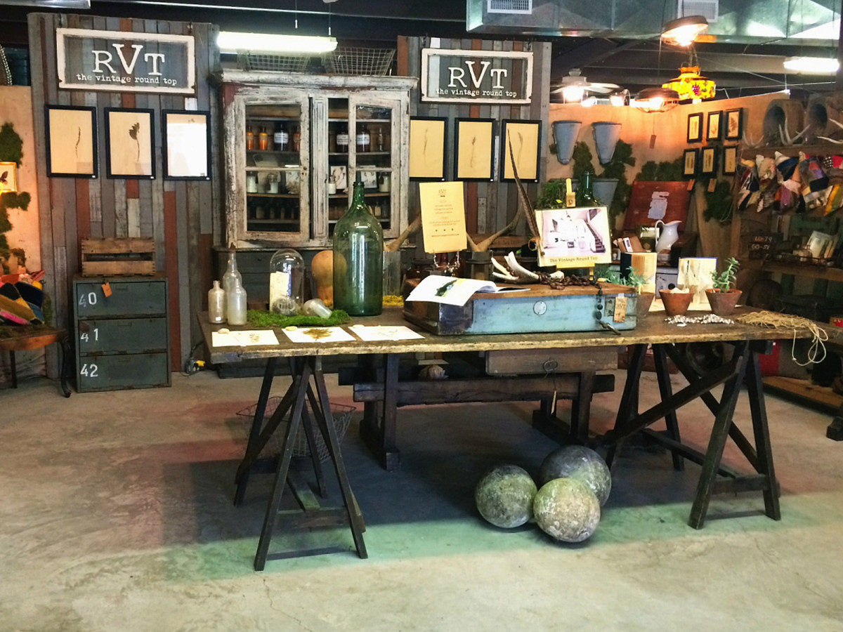 The Vintage Round Top booth overall