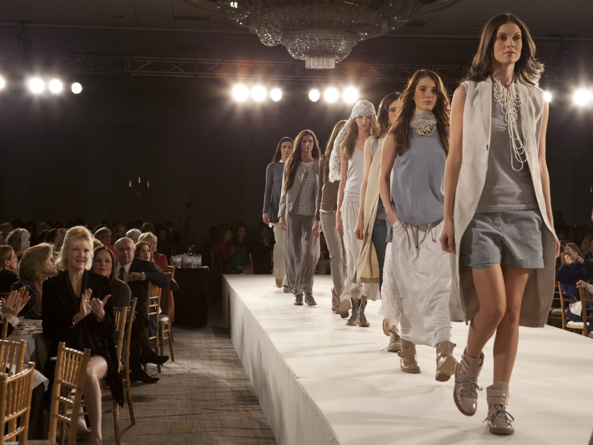 Child Advocates Angels of Hope luncheon, December 2012, fashion show, models, runway
