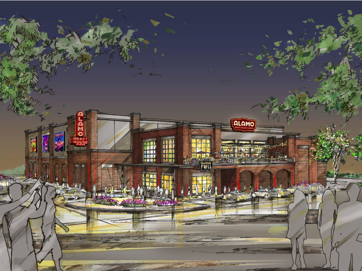 Rendering of new Alamo Drafthouse location in Cedars neighborhood